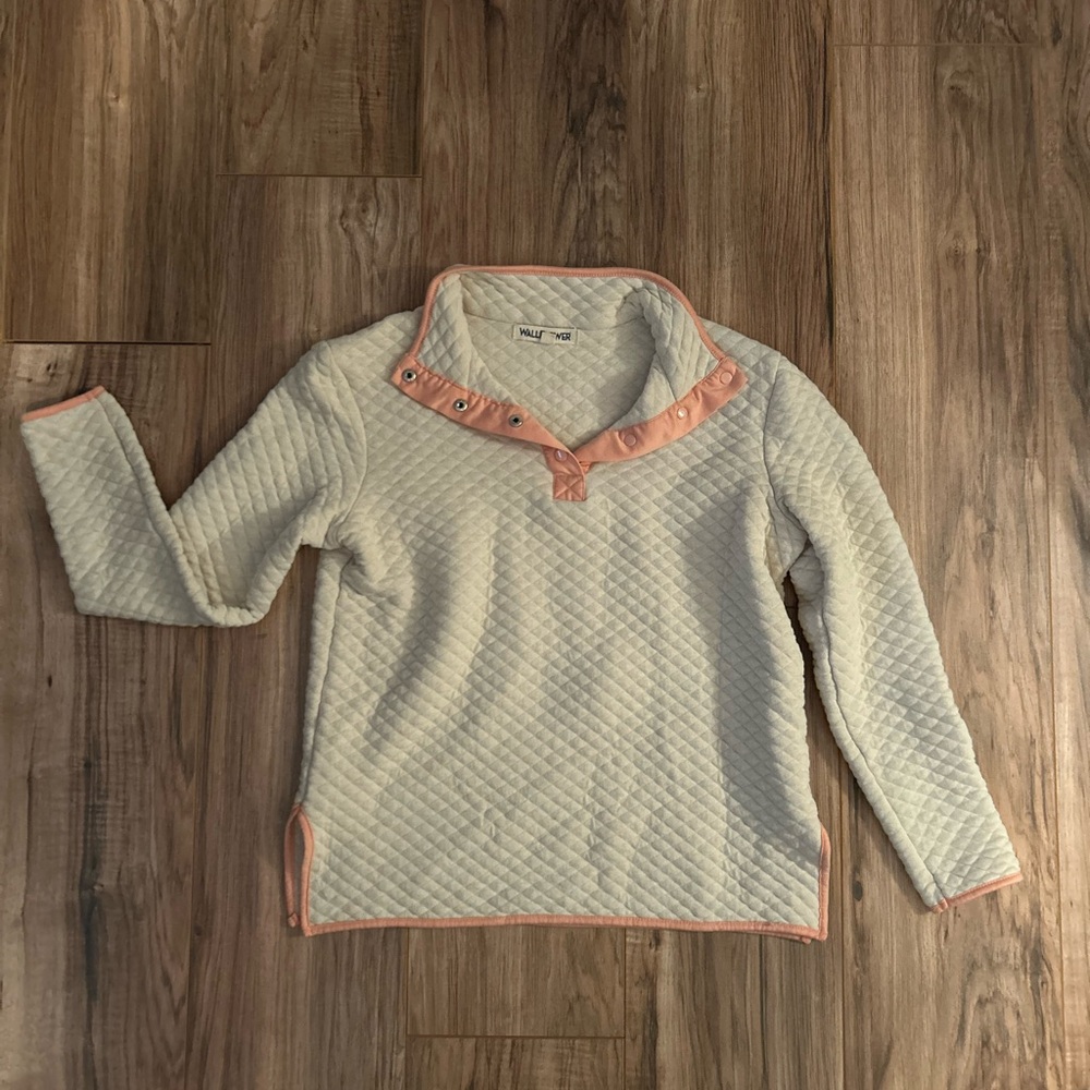 Wallflower 1/4 button up sweater